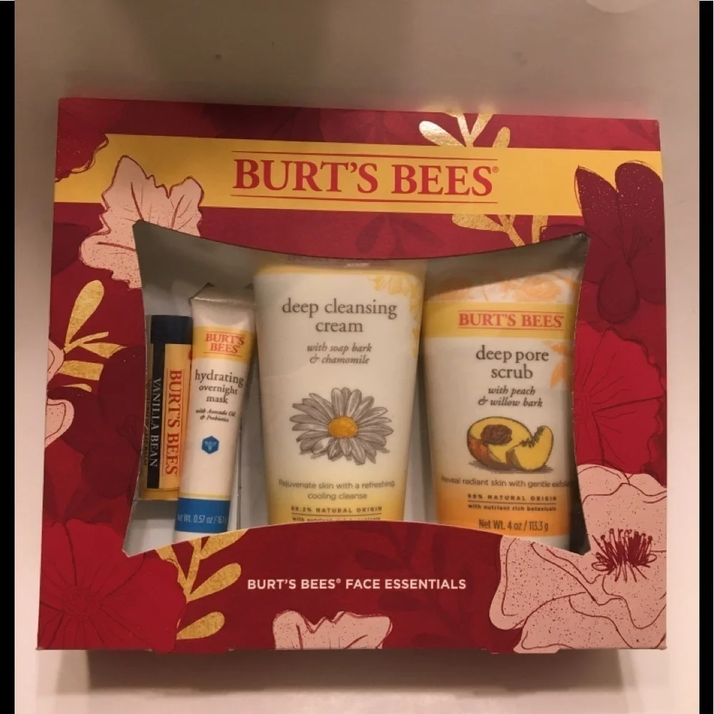 Burt's Bees Face Essentials Gift Set - 4pk